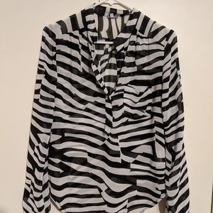 Charlotte Russe sheer blouse